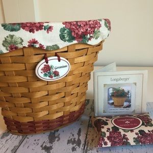 Geranium Basket Combo/set